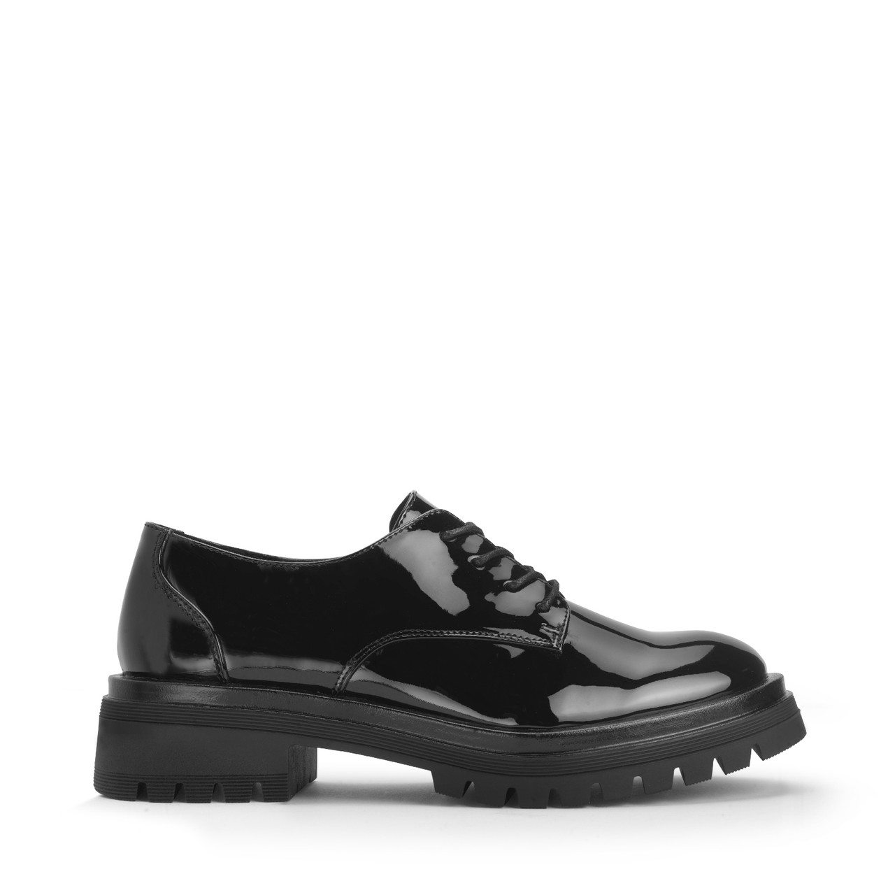Black Patent Leather Girls Lace Up Shoes Start-rite Luna Girls