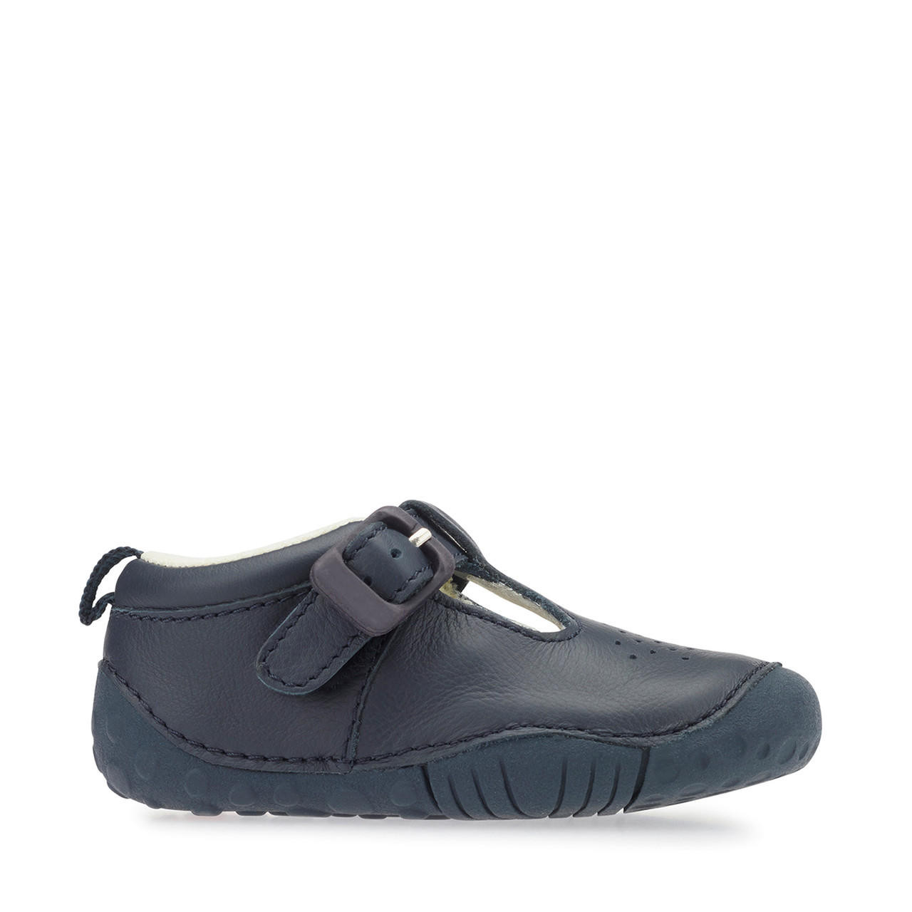 Baby Jack, Navy leather boys t-bar buckle pre-walkers