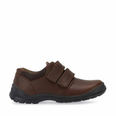 Start-Rite Engineer, brown leather boys rip-tape school shoes 2270_0