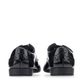 Start-Rite Brogue Pri, black patent girls lace-up closed school shoes 2745_3