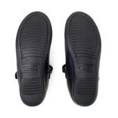 Start-Rite Poppy, Black patent girls rip-tape T-bar school shoes 2747_3