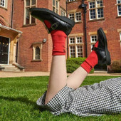 Start-Rite Imagine, Black hi shine leather girls T-bar buckle school shoes 3510_7