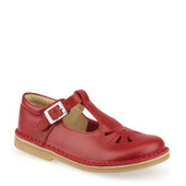 Start-Rite Lottie, red leather classic t-bar buckle shoes 5184_1