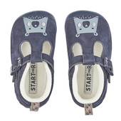 Start-Rite Cuddle, navy blue nubuck boys t-bar buckle pre-walkers 0775_9