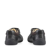 Start-Rite Zigzag, black leather boys rip-tape pre-school shoes 1483_7