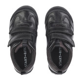 Start-Rite Tickle, black leather boys riptape pre-school shoes 1731_7