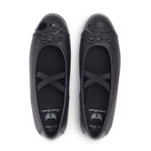 Start-Rite Idol, black leather/patent girls slip-on school shoes 3516_7