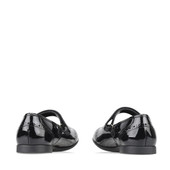 Start-Rite Impress, black patent girls rip-tape school shoes 3519_3