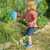 Start-Rite Tree House, navy leather boys rip-tape first walking shoes 0781_9