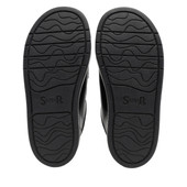 Start-Rite Explore, Black leather boys rip-tape pre-school shoes 1742_7
