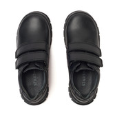 Start-Rite Engineer, Vegan black synthetic boys riptape school shoes
 2270_4