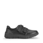 Start-Rite Origin, Black Leather Boys Rip-tape School Shoes 2810_7