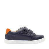 Start-Rite Explore, Navy blue leather boys rip-tape pre-school shoes 1742_9