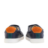 Start-Rite Explore, Navy blue leather boys rip-tape pre-school shoes 1742_9