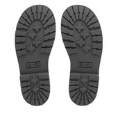 Start-Rite Lucky, Black leather boys rip-tape pre-school shoes 1746_7