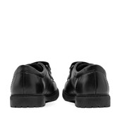 Start-Rite Lucky, Black leather boys rip-tape pre-school shoes 1746_7