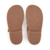 Flora, Rose gold metallic leather girls rip-tape sandals 5198_0