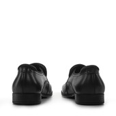 Start-Rite College, Black leather boys primary slip-on school shoes 2805_7