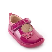 Start-Rite Fairy Tale, Berry glitter patent girls rip-tape first walking shoes 0780_16