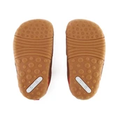 Start-Rite Shuffle, Tan leather/brown nubuck boys rip-tape pre-walkers 0786_0