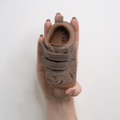 Start-Rite Roar, Green nubuck/leather boys rip-tape pre-walkers 0767_4