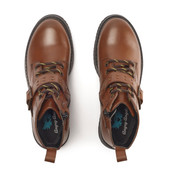 Start-Rite Icon, Tan leather girls zip-up Angry Angels boots 3520_0