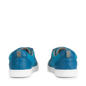 Start-Rite Enigma, Bright blue leather casual rip-tape pre-school shoes 1748_12