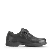 Subject, Black leather Simply by Start-Rite boys rip-tape school shoes 2818_7