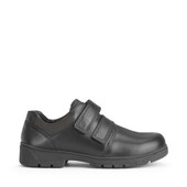 Subject, Black leather Simply by Start-Rite boys riptape school shoes 2818_7