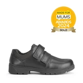 Start-Rite Shoes Subject, Black leather Simply by Start-Rite boys rip-tape school shoes 