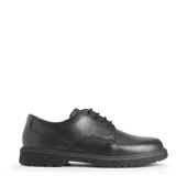 Start-Rite Glitch, Black leather boys lace-up school shoes 8249_7
