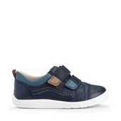 Start-Rite Shoes Playhouse, Navy leather rip-tape first walking shoes 0826_9