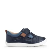 Start-Rite Shoes Playhouse, Navy leather rip-tape first walking shoes 0826_9