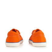 Start-Rite Shoes Sandy Beach, Orange closed rip-tape kids canvas shoes 