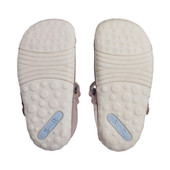 Start-Rite Shoes Tumble, Taupe patent baby girls rip-tape t-bar pre-walkers 