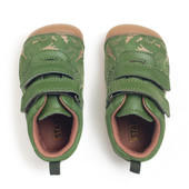 Start-Rite Shoes Roar, Khaki dino nubuck/leather rip-tape baby pre-walkers 