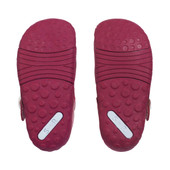 Start-Rite Shoes Little Paws, Cherry red patent/nubuck bunny girls T-bar buckle pre-walking shoes 