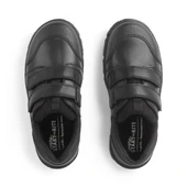 Start-Rite Shoes Topic, Black leather Simply by Start-Rite boys Dual-Fit rip-tape school shoes 2870_7