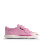Start-Rite Sandy Beach, Pink glitter rainbow girls closed rip-tape canvas shoes 6207_16