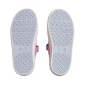 Start-Rite Lemonade, Pink glitter rainbow girls single bar rip-tape canvas shoes 6210_6