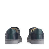 Start-Rite Explore, Navy blue/teal leather boys riptape pre-school shoes 1742_19