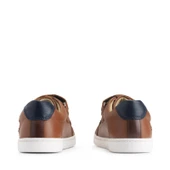 Start-Rite Explore, Tan/navy leather boys riptape pre-school shoes 1742_10