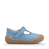 Start-Rite Floret, Cornflower blue leather girls riptape first walking shoes 0840_2
