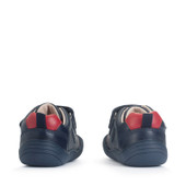 Start-Rite Trail, Navy leather boys rip-tape first walking shoes 0842_9