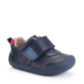 Start-Rite Trail, Navy leather boys rip-tape first walking shoes 0842_9