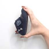 Start-Rite Tread, Navy leather /dino rip-tape first walking shoes 0843_9