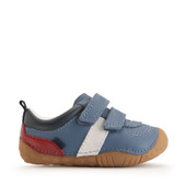 Start-Rite Zap, Denim blue leather/ nubuck rip-tape baby pre-walkers 0839_2
