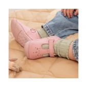 Start-Rite Tumble, Sugar pink leather girls rip-tape t-bar pre-walkers 0761_16