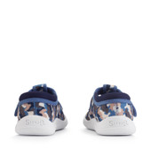 Start-Rite Wriggles, T-bar navy camo print buckle first walking shoes