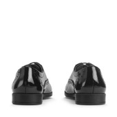 Start-Rite Hermione, Black patent girls lace-up closed school shoes 3540_3